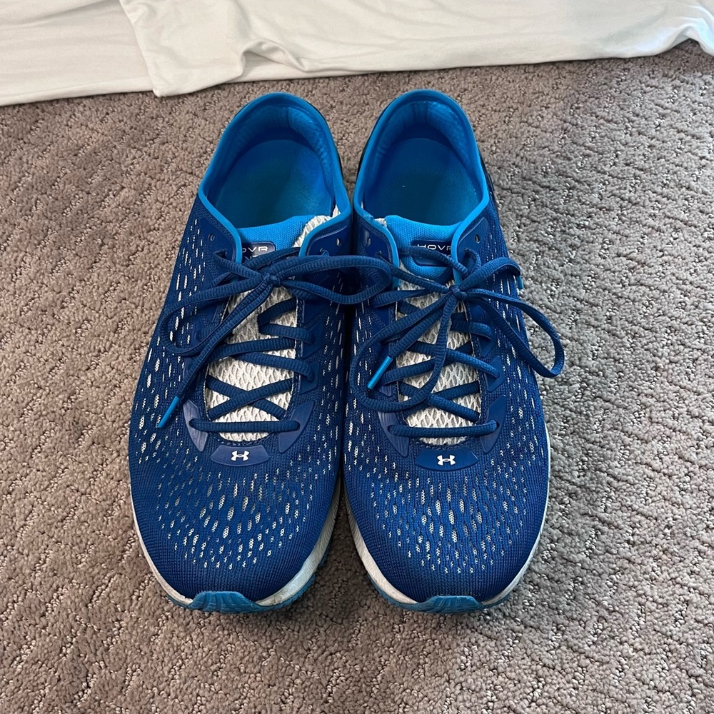 Under Armour Hovr Sonic Navy and Sky Blue Athletic Sneakers
